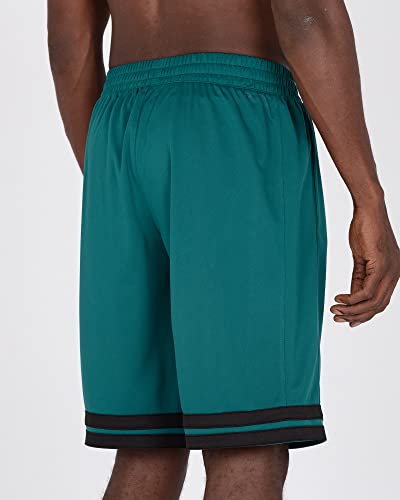 Alive Men’s 2 Pack Shorts Basketball Performance Shorts Athletic Fit With Pockets 11 Inch Inseam (Medium, Black & University Green) #TOP1