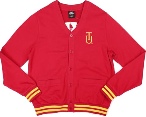 Big Boy Tuskegee Golden Tigers S6 Mens Cardigan [Crimson Red] - ID#71193-54-85-0-0