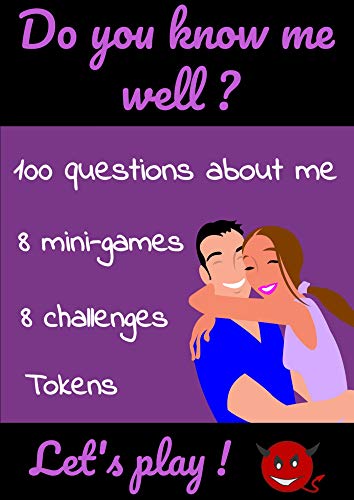 Do You Know Me Well Quizz Mini Games And Challenges Between Lovers Original Gift