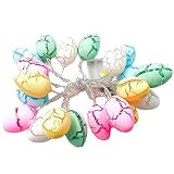 NESKTS Lámpara de huevo de grieta LED Lámpara de cadena,20 luces Led Grieta Huevos Luz Cadena Decoración