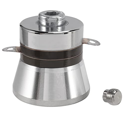 Srutueo 60W 40KHz High Conversion Efficiency Ultrasonic Piezoelectric Transducer Cleaner High Performance Acoustic Components, Gray &Silver