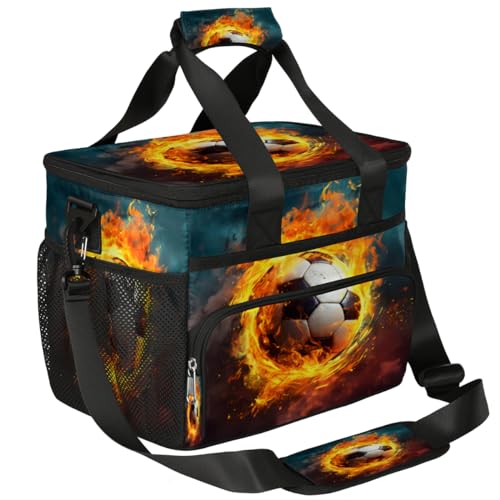 Insulated Picnic Backpack Lunch Box for Women Men Picnic Basket Tote Lunch Bag Picnic Bag Portable Lunch Bags for Picnic, Beach, Work, Trip,Office, Camp Fire Soccer