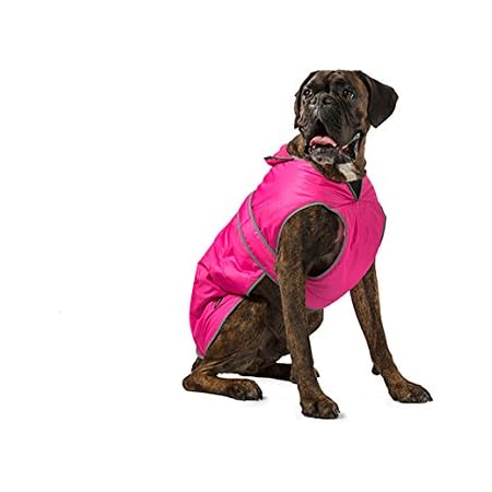 Muddy paws pink dog coat Clearance