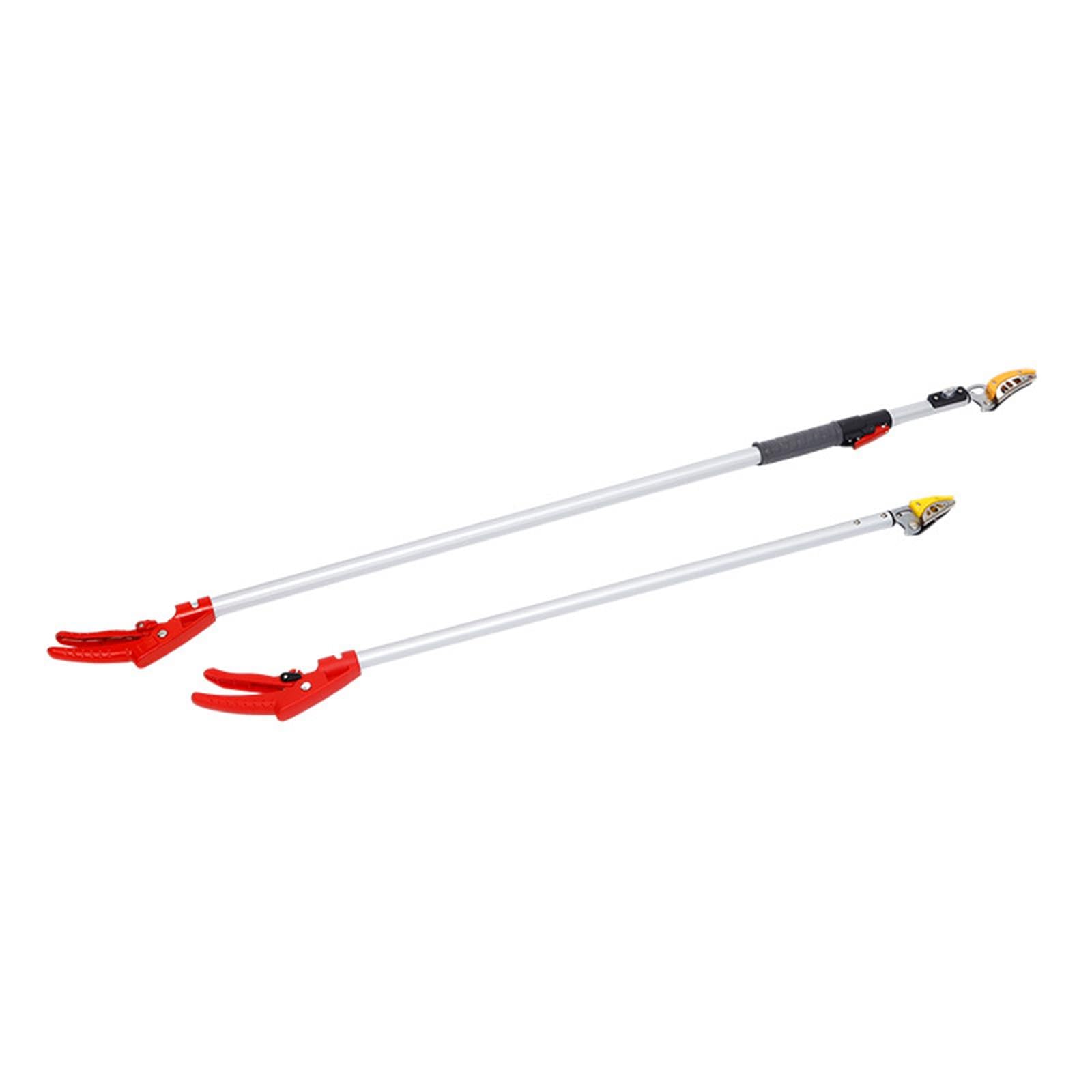 kowaku Ébrancheur Sécateur à Longue Portée Cueille-fruits Outil de Jardinage Perche D'Élagage avec Manche Télescopique En Métal Robuste Adapté pour La Taill