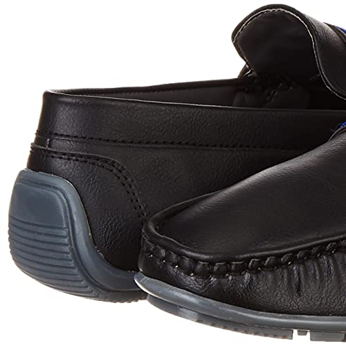 Image of Amazon Brand - House & Shields Men's Gilbert Black Driving Shoes 8 UK (SS21-02)