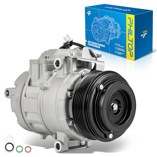Image of PHILTOP Air Conditioner AC Compressor for Ford Edge 2015-2018 3.5L /2.7T,Fusion 2017-2019 2.7T,GT 2017-2022,Lincoln MKX 2016-2018,MKZ 2019-2020 2.0T,2017-2020 3.0T,Continental 2017-2020 3.0T /2.7T