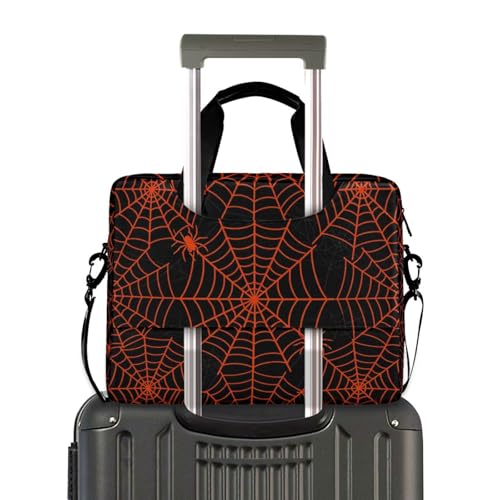 Maletín portátil para laptop 15.6" negro y rojo miniatura 4