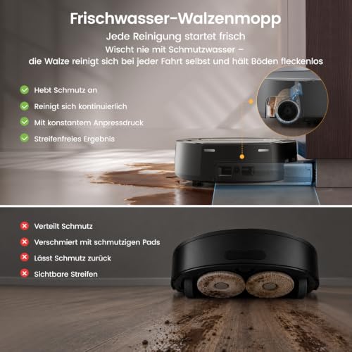 Lefant M280 Saugroboter mit Wischfunktion, 20.000Pa Saugkraft – Ansicht 6