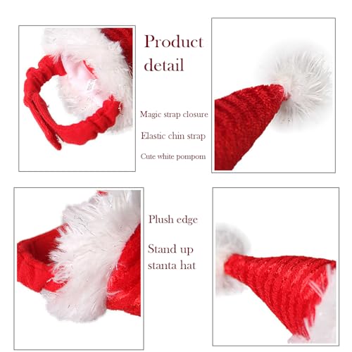 Sombrero de Navidad para mascota pequeña miniatura 5
