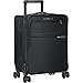 Briggs & Riley Baseline 19 inch Under Seat Carry-On Luggage with Wheels. Expandable Rolling Travel Luggage Bag with Compression Packing System, Black