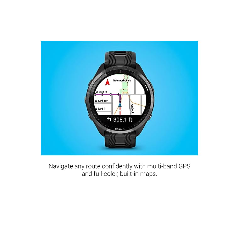 Garmin Forerunner® 965 Running Smartwatch, Colorful AMOLED Display, Training Metrics and Recovery Insights, Black and Powder Gray, 010-02809-00 - Image 6
