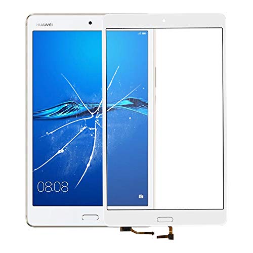 Ecran tactile supérieur Huawei Mediapad M3 blanc pour réparer la tablette du salon BTV-DL09