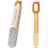 Lima per Piedi e Talloni, 3 in 1 Calli Remover Pedicure Per Callosità con Raspa Doppia Faccia e Spazzola per Dita dei Piedi, Strumento per Talloni Screpolati e Rimozione dei Duroni