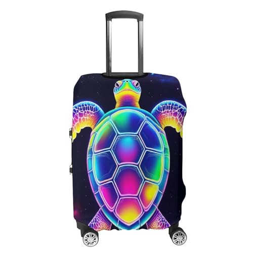 Luggage Cover Elastic Washable Anti-scratch Suitcase Protector Sea Turtle Colorful Elastic Suitcase Cover Luggage Protector4
