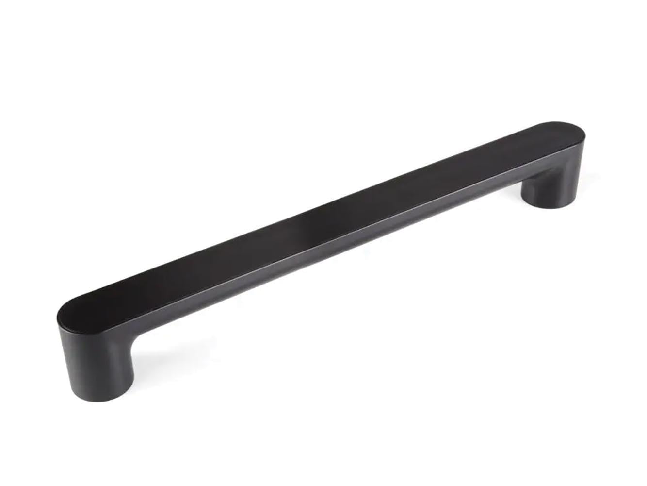 Vitility Asidero de baño ID, barra de pared de seguridad para ducha bañera inodoro, ABS, capacidad 150 kg, barra recta 55 cm, negro, con tornillos