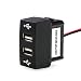 Produktbild Timloon Dual USB Ladegerät 5 V 2,1 A / 2,1 A Dual Auto USB Steckdose für Smartphone Verwendung für Mercedes Benz MP4