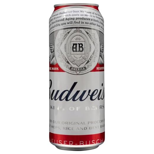 バドワイザー 缶 Budweiser [ ラガービール 500ml × 24本 ]