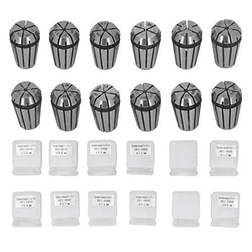 [Ingegneria di precisione] Con un trattamento di macinazione fine interna ed esterna Questo set di colletti offre una precisione senza pari per le tue esigenze di lavorazione. Le posizioni di slot meticolosamente lisce forniscono una presa e una stabilità superiori garantendo prestazioni impeccabili con la macchina per incisioni CNC o lo strumento per il tornio di fresatura. Sperimenta un'efficienza di lavoro migliorata con questo componente artigianale.