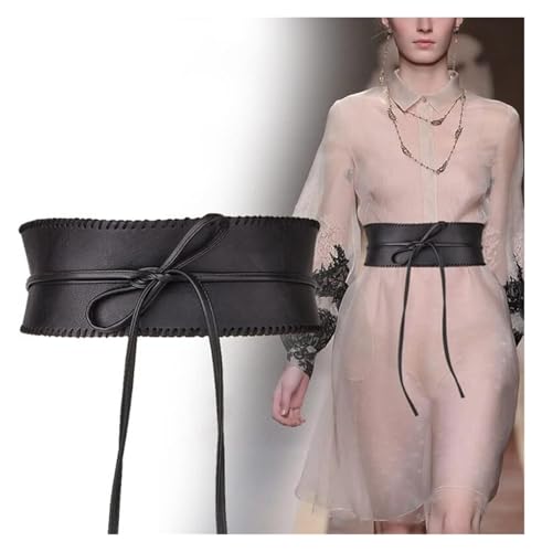 Ceinture corset en cuir PU pour affiner la taille sur une robe - 3
