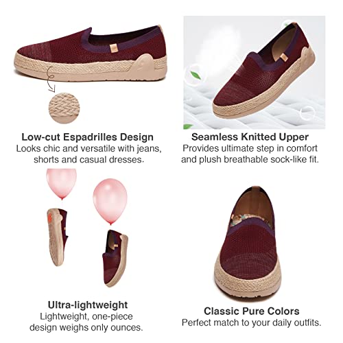 Image of UIN Shoes for Women Slip On Sneakers Comfortable Lightweight Barefoot Travel Art Painted Casual Loafers