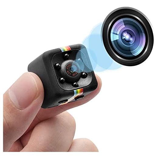 JIPNO Spy Camera Wireless Hidden Camera, Mini Cameras HD 1080P Indoor Spy Pet Cam Wireless Small Portable Night Vision Motion Detection for Home, Car, Drone, Office