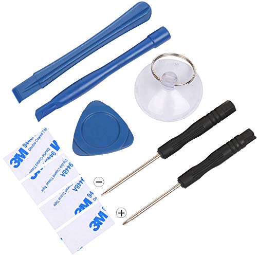 S-Union Replacement Touch Screen Digitizer for Kindle Fire HD8 7th Gen 2017 Release SX034QT (Comes with Tools and Adhesive)
