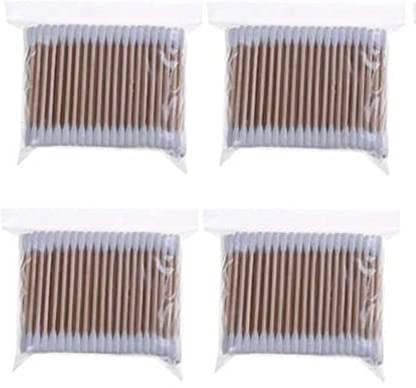 400pieces Women Beauty Makeup Cotton Swab Double Head Cotton Buds Make Up Wood Sticks Nose Ears Cleaning Cosmetics Health Care-image-9