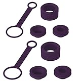 Heat-Sensitive Color-Changing Silicone Replacement Accessories Compatible with Puffco Carta and Puffco Pro Series Atomizer(Purple,2pcs)