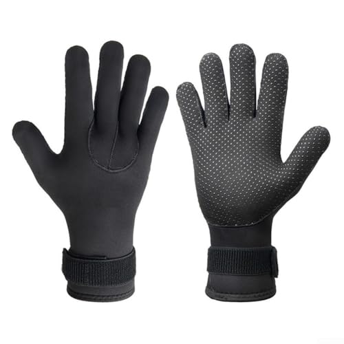Guantes de buceo de neopreno de 5 mm para hombre con costuras unidas para deportes acuáticos, incluyendo surf, esquí, esnórquel y trazado de ríos (XL)