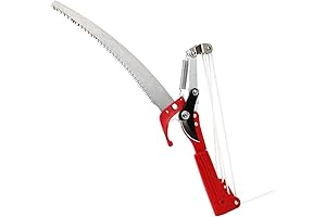 Extendable Pole Saw For Effortless Tree Trimming