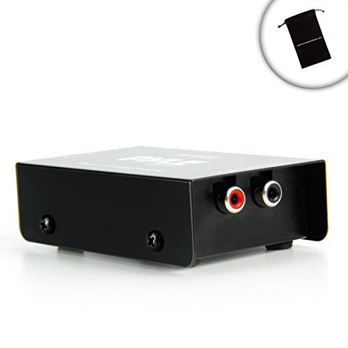 Mini Turntable Phono Preamp for Bookshelf Speakers/Connect to
