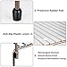 WOSOVO Set of 2 Kitchen Cabinet Organizer and Storage Shelves Stackable Expandable Storage Racks with Anti-Slip Liners for Cabinet Pantry, Bronze