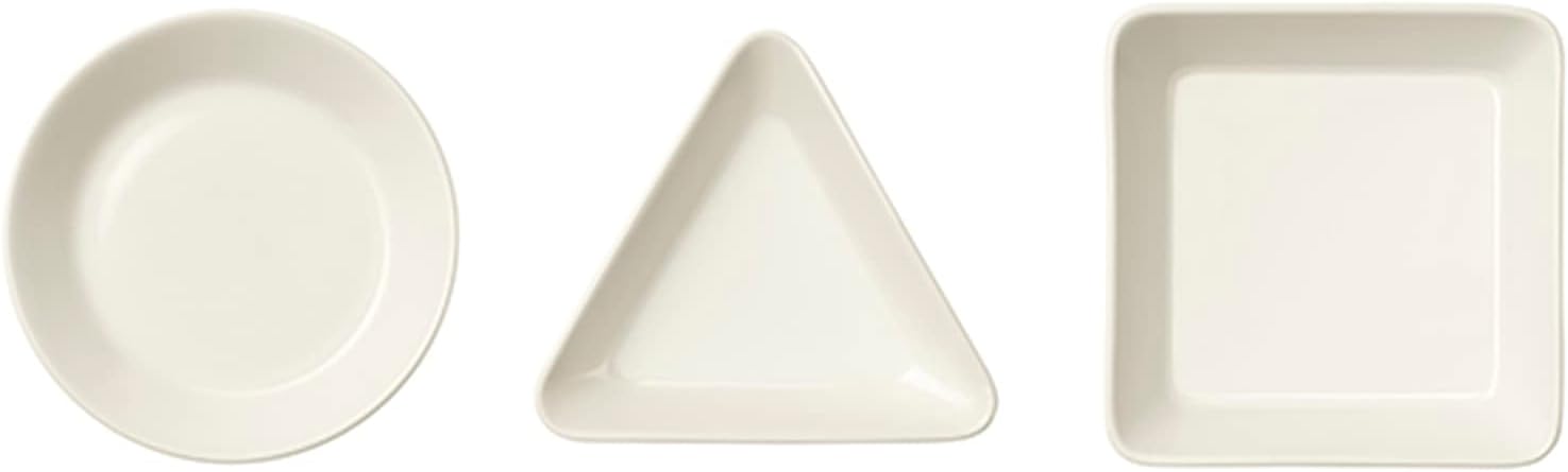 Iittala 1006153 Teema Mini Serving Set (Small Plates, Set of 3), White