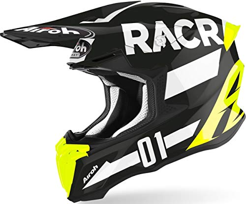 AIROH TW2RA17, Casco Twist 2.0 RACR Gloss S Uomo