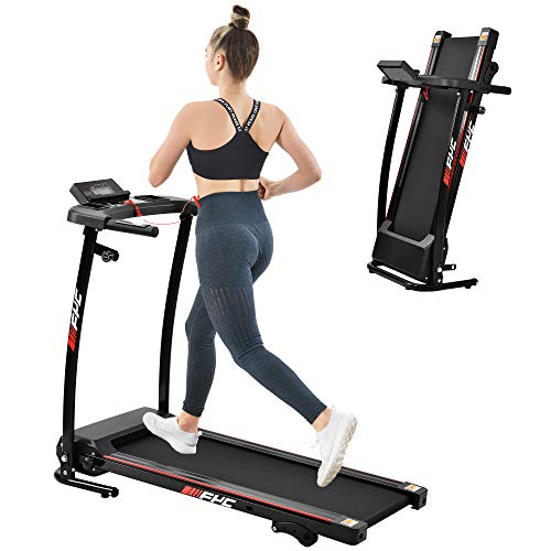 FYC Folding Treadmill for Home Portable Electric Motorized Treadmill Running Exercise Machine Compact Treadmill for Home Gym Fitness Workout Jogging Walking (JK0805E-1)