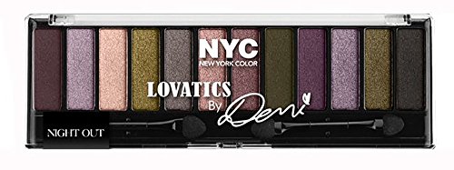 N.Y.C. New York Color Lovatics by Demi Lovato, 12 Color Eyeshadow Palette, 030 Night Out