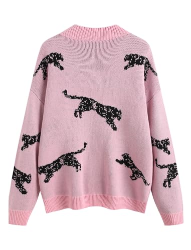 Image of ZAFUL Flower Crochet Turtleneck Sweater for Women Pullover Puff Long Sleeve Boho Knit Sweaters Trendy Knitwear Tops