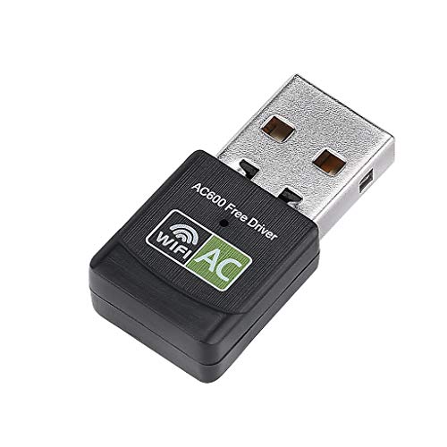 USB WiFi Adapter, Vansee Wireless Network Card Dual Band 2.4G/5.8G for Desktop/Laptop/PC Black