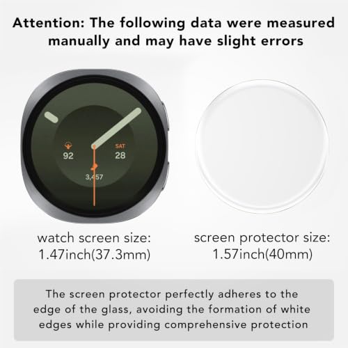 Image of SPGUARD For Samsung Galaxy Watch 9 /8 44mm Screen Protector [4-Pack]
