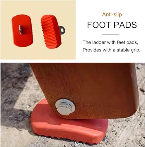 Escalera para litera doble de madera, ideal para optimizar el espacio en cuartos infantiles 5
