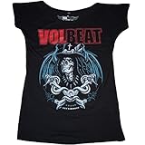 100% Baumwolle. Volbeat Voodoo Boogie Ladyshirt Schwarz M