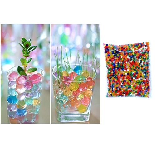 Image of (1000 Pcs) Water Ball /Water Jelly Bubbles /Water Jelly Beads Soil Jelly Water Balls Magic Crystal Rubber Jelly Beads for Decoration ( N125)