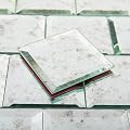 Adedeo Peel and Stick Beveled Light Antique Mirror Tile 3 x 3 Inch for Kitchen Backsplash Bathroom Wall Pack of 32 Pieces