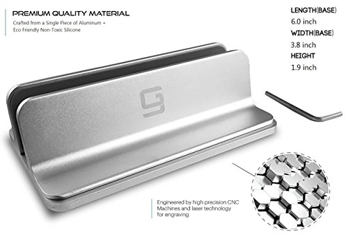 image for GodSpin Adjustable Laptop Stand Dock | Compatible with All Laptops | V