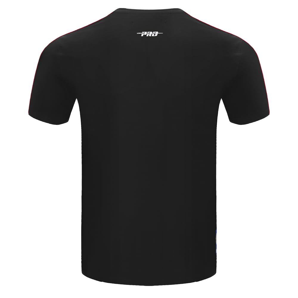 Męska koszulka z krótkim rękawem NBA Retro Classics, Czarny/Czerwony/Czarny, L