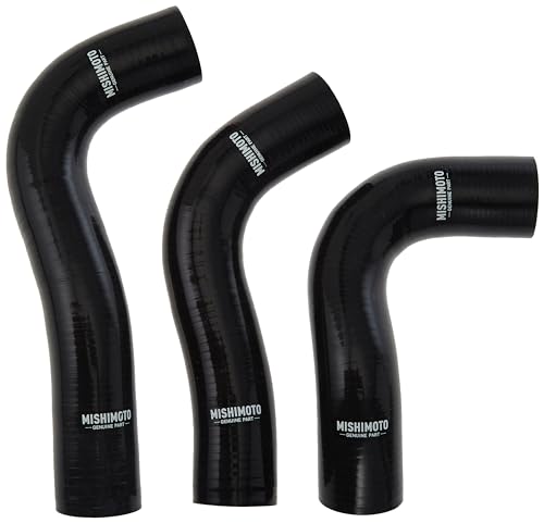 Image of Mishimoto MMHOSE-MIA-94BK Silicone Radiator Hose Kit Compatible With Mazda MX-5 Miata 1994-1997 Black