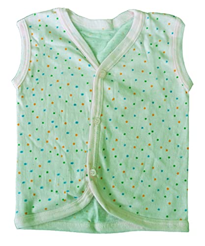Image of New Born Baby Itch Free Feel Free Star Printed 100% Cotton Jabla Combo (Set of 10)(0to6 Months)