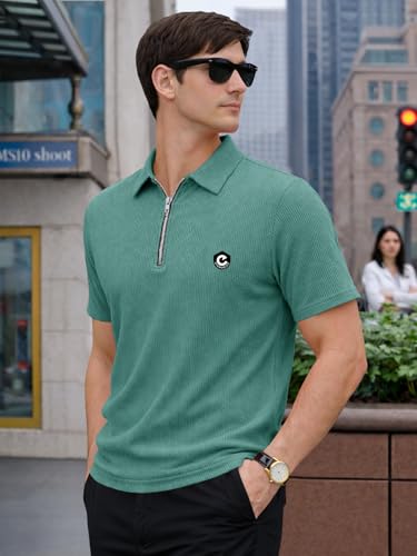 Image of Noble Monk Men's Regular Fit Polo T Shirt |Half Sleeves |Collar Tshirts | Casual T-Shirt