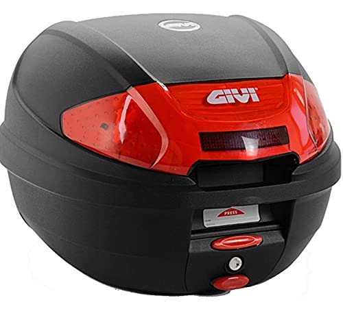 Maleta Givi E300N2 de 30 litros para moto y scooter con catadióptricos ahumados