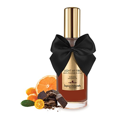 Bijoux Indiscrets Schimmer-Massageöl 'Light my Fire' (100 ml) Schokolade